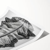 Extra large rolled print of line art flowers in muted earth tones, ideal for large living room wall art.