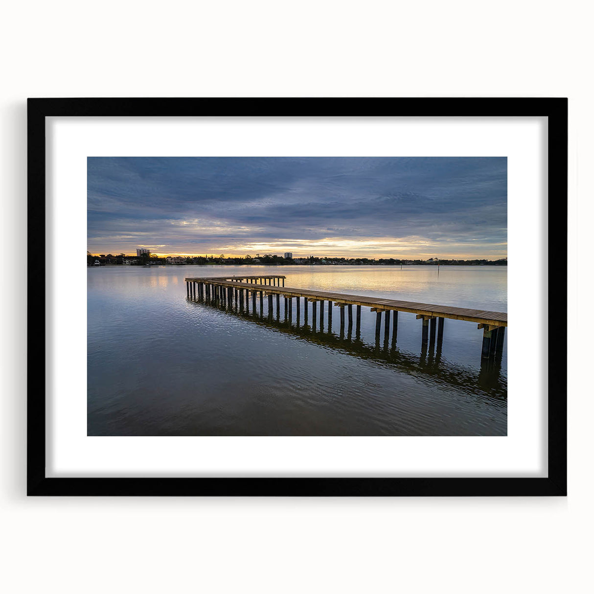 Extra large abstract art print featuring colorful, textured brushstrokes on a black framed canvas.
