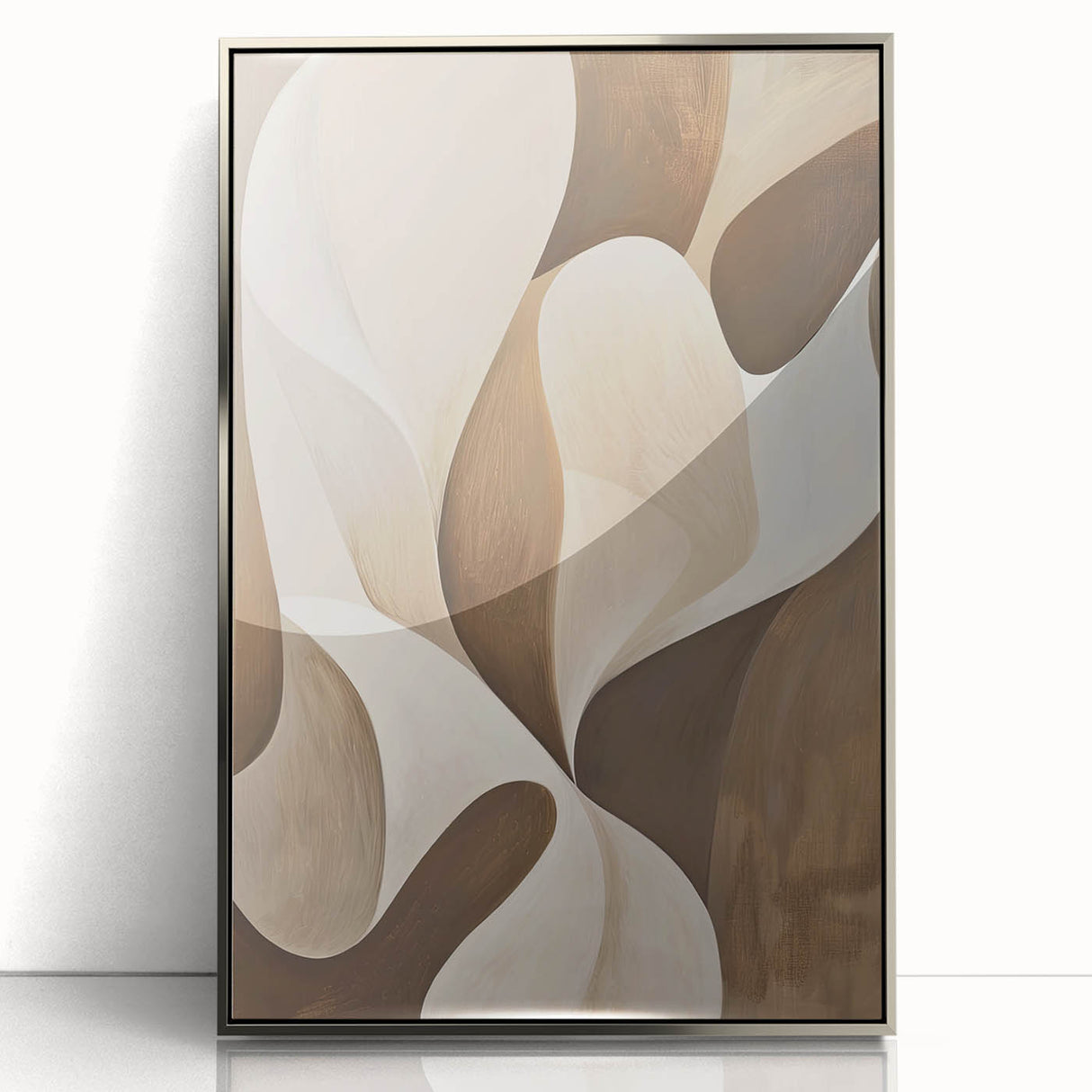 Framed Dining Room Prints – Contemporary Neutral Canvas Wall Art