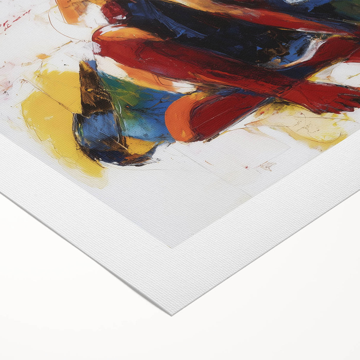 Expressive Abstract Figurative Wall Art – Bold Canvas Print