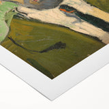 Expressionist Art - Bold Self-Portrait with Green Tones