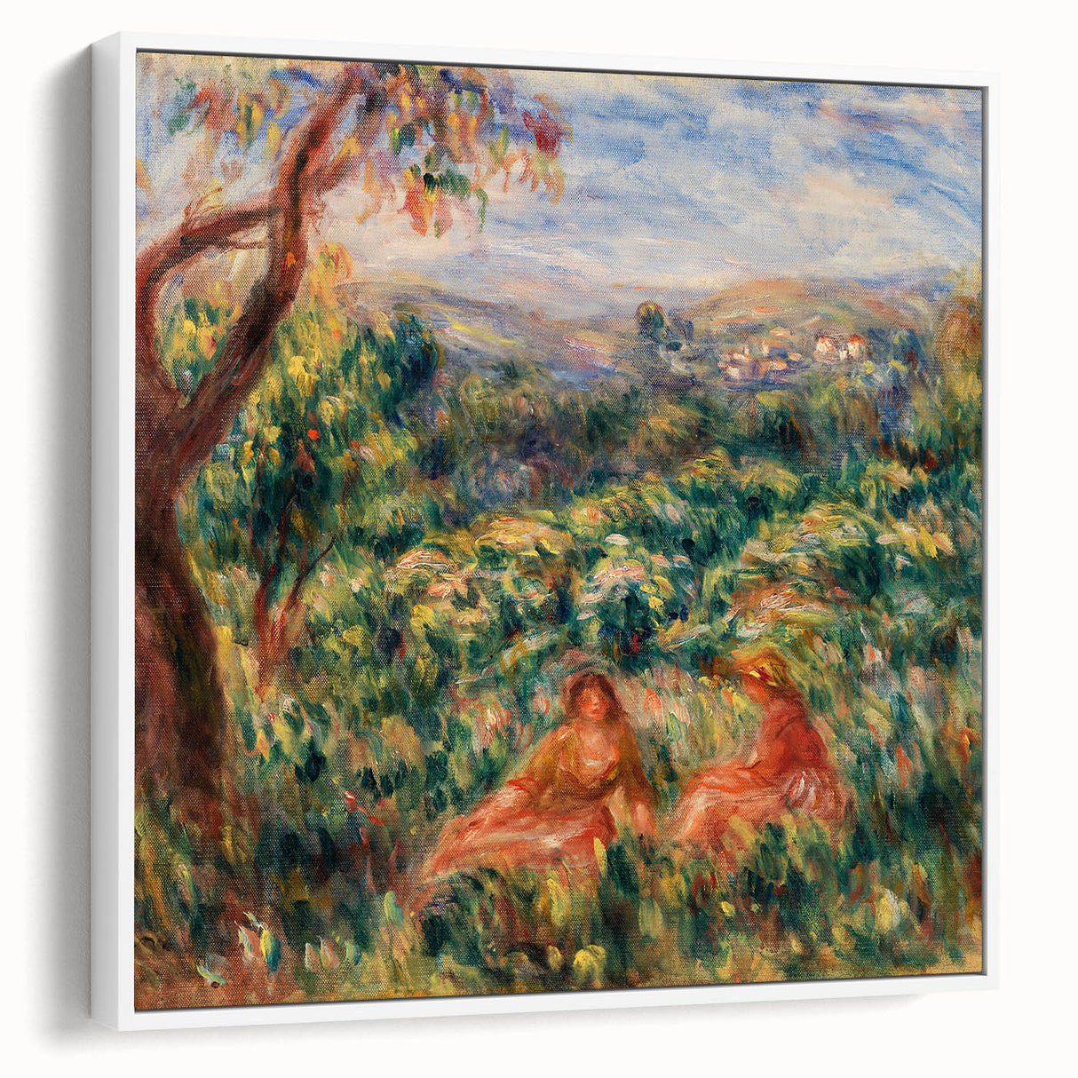 Impressionist Landscape Wall Art - Renoir's Scenic Countryside Print