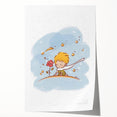 Little Prince & Rose Girls Room Wall Art - Dreamy Kids Decor