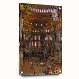 Romanticism Art: Santa Sofia Interior - Famous Romantic Era Painting