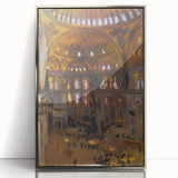 Romanticism Art: Santa Sofia Interior - Famous Romantic Era Painting