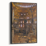 Romanticism Art: Santa Sofia Interior - Famous Romantic Era Painting