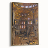 Romanticism Art: Santa Sofia Interior - Famous Romantic Era Painting