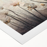 Elegant Floral Living Room Wall Art – Modern Canvas & Framed Print