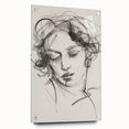 Abstract figurative acrylic artwork displayed in a glass frame, showcasing vibrant colors and intricate pin details, ideal for modern home décor.