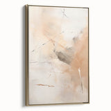 Abstract minimalist wall art featuring a gold-framed canvas with geometric designs, showcasing elegant simplicity and modern decor appeal, perfect for contemporary interiors.