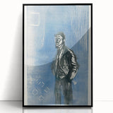 Expressionist Art - Self-Portrait in Moonlight