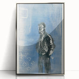 Expressionist Art - Self-Portrait in Moonlight