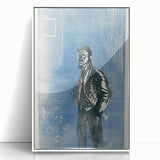 Expressionist Art - Self-Portrait in Moonlight