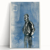 Expressionist Art - Self-Portrait in Moonlight