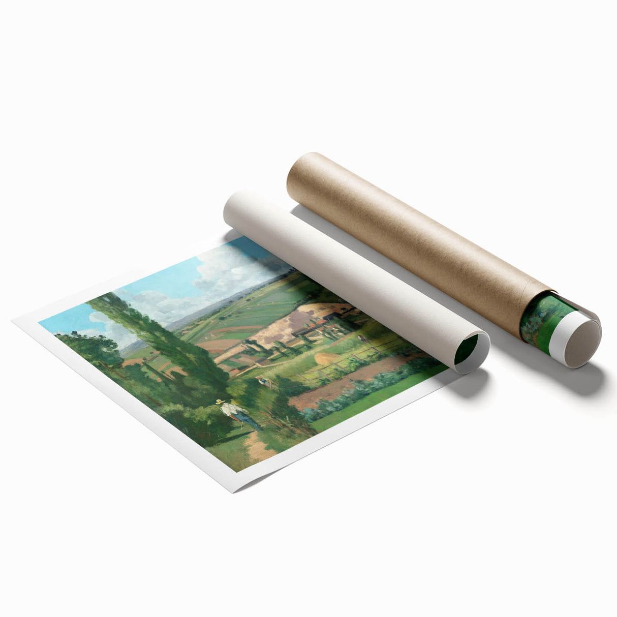 Impressionist Landscape - Les Pâtis, Pontoise by Camille Pissarro Print