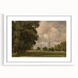 Romanticism Art: Salisbury Cathedral - Classic Landscape by John Constable