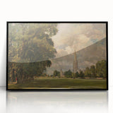 Romanticism Art: Salisbury Cathedral - Classic Landscape by John Constable
