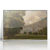 Romanticism Art: Salisbury Cathedral - Classic Landscape by John Constable