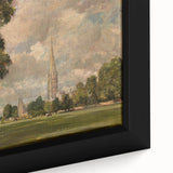 Romanticism Art: Salisbury Cathedral - Classic Landscape by John Constable