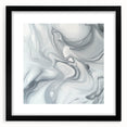 Minimalist Abstract Wall Art – Gray & White Contemporary Canvas