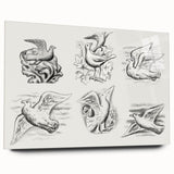 Expressionism Wall Art - Seven Pigeons by Leo Gestel