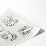 Expressionism Wall Art - Seven Pigeons by Leo Gestel