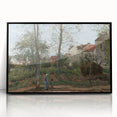 Impressionist Landscape - Autumn in Louveciennes by Camille Pissarro Print