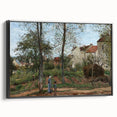Impressionist Landscape - Autumn in Louveciennes by Camille Pissarro Print