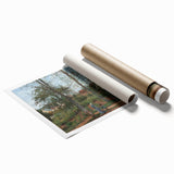 Impressionist Landscape - Autumn in Louveciennes by Camille Pissarro Print