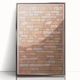 Modern Wall Art - Geometric Barracks Settlement Print for Minimalist Decor