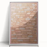 Modern Wall Art - Geometric Barracks Settlement Print for Minimalist Decor