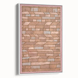 Modern Wall Art - Geometric Barracks Settlement Print for Minimalist Decor