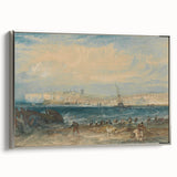 Romanticism Art: Margate Beach Scene - Classic Coastal Landscape