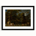 Baroque Forest Scene Wall Art – Mythological Elegance
