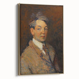 Modern Wall Art - Expressive Self-Portrait Print for Sophisticated Decor