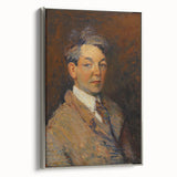 Modern Wall Art - Expressive Self-Portrait Print for Sophisticated Decor