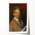Modern Wall Art - Expressive Self-Portrait Print for Sophisticated Decor