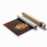 Modern Wall Art - Expressive Self-Portrait Print for Sophisticated Decor