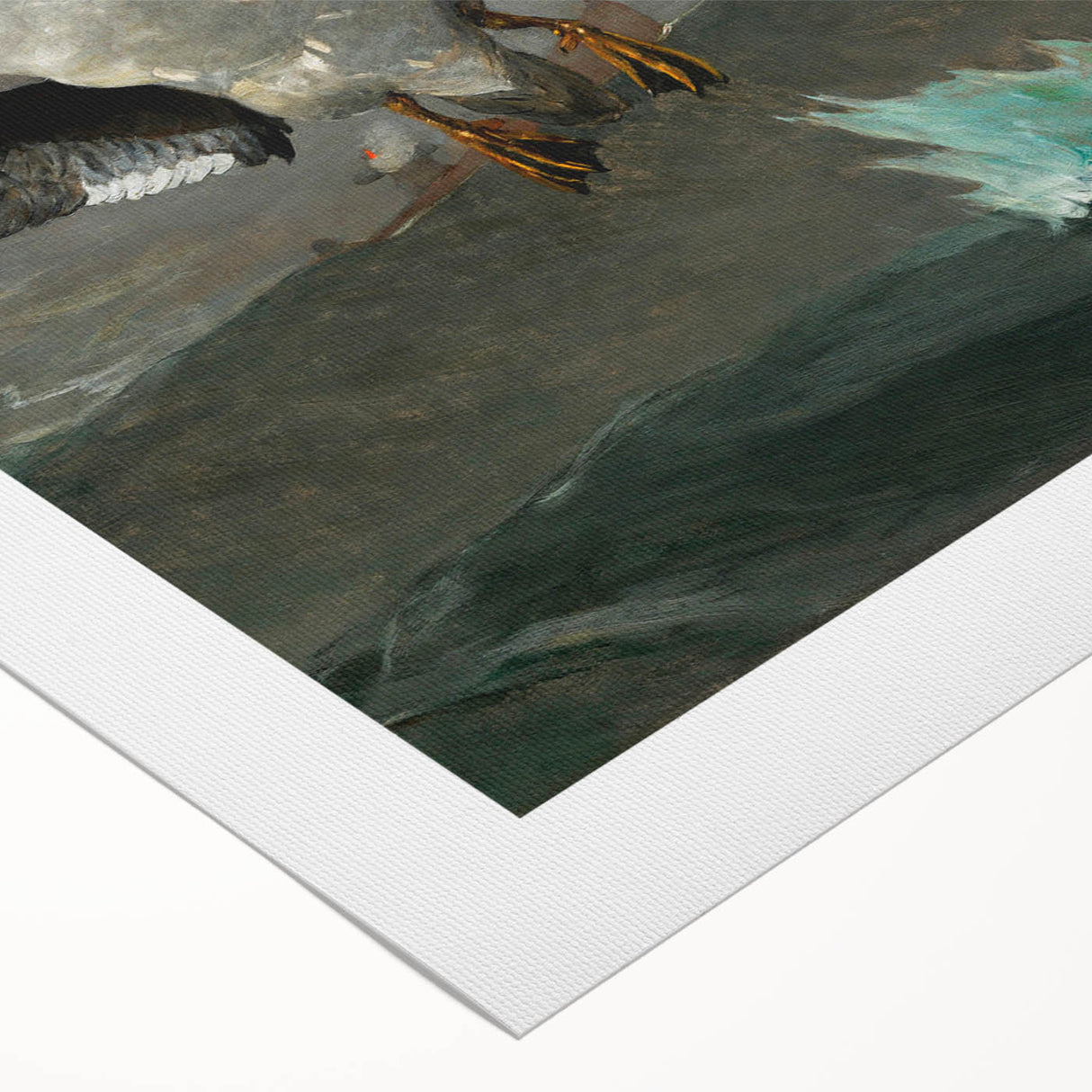 Dramatic Realism Art of Ducks in Flight - Fine Art Realism Canvas