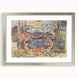 Expressionist Art - Slovak Family by Arnold Peter Weisz-Kubínčan