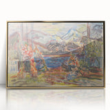 Expressionist Art - Slovak Family by Arnold Peter Weisz-Kubínčan