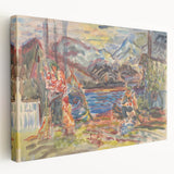 Expressionist Art - Slovak Family by Arnold Peter Weisz-Kubínčan