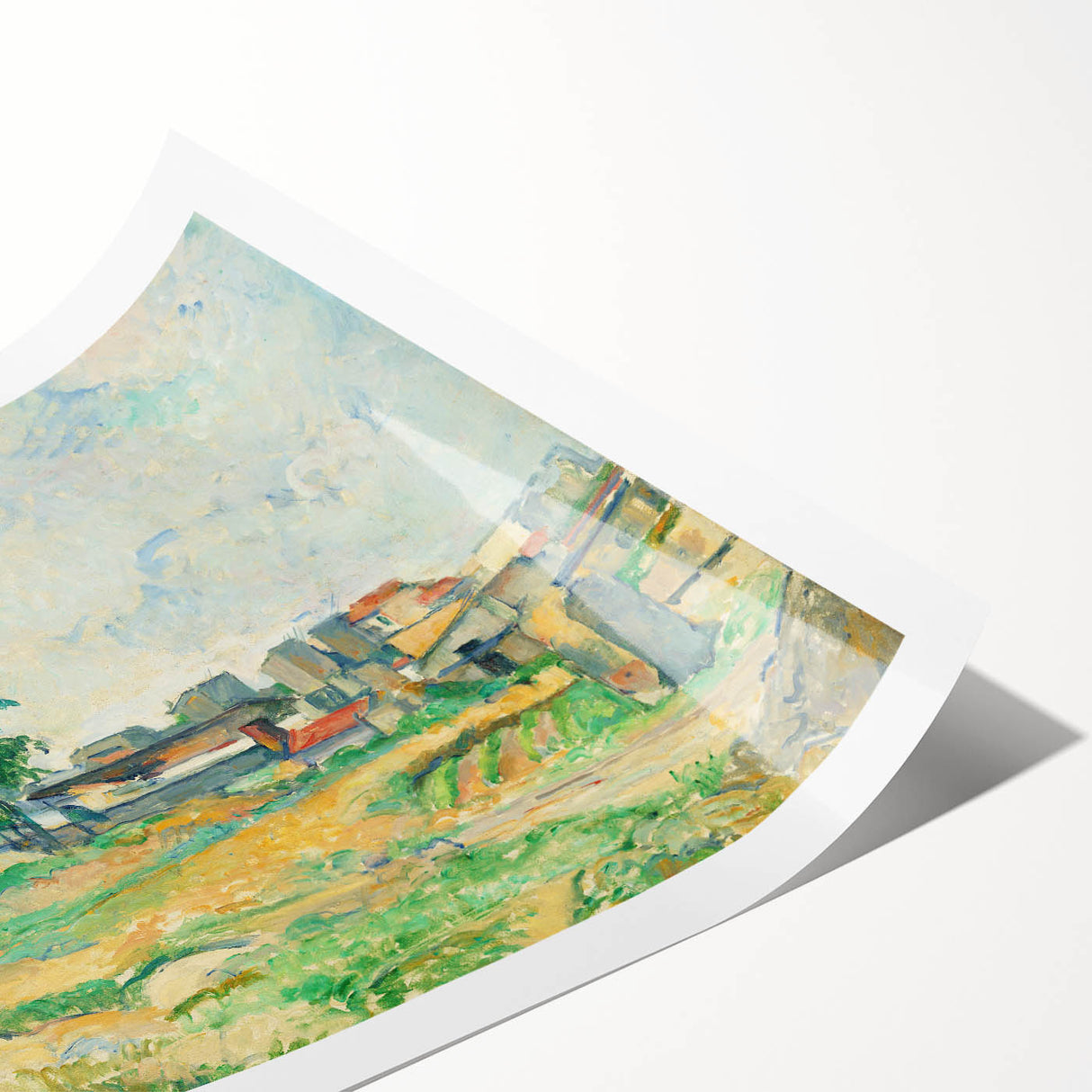 Impressionist Landscape - Near Paris by Paul Cézanne Print