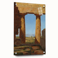 Romanticism Art: Temple of Neptune at Paestum - Historic Landscape Print