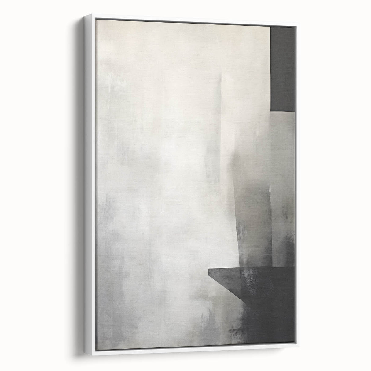 Minimalist Dining Room Wall Art – Modern Gray & Black Print