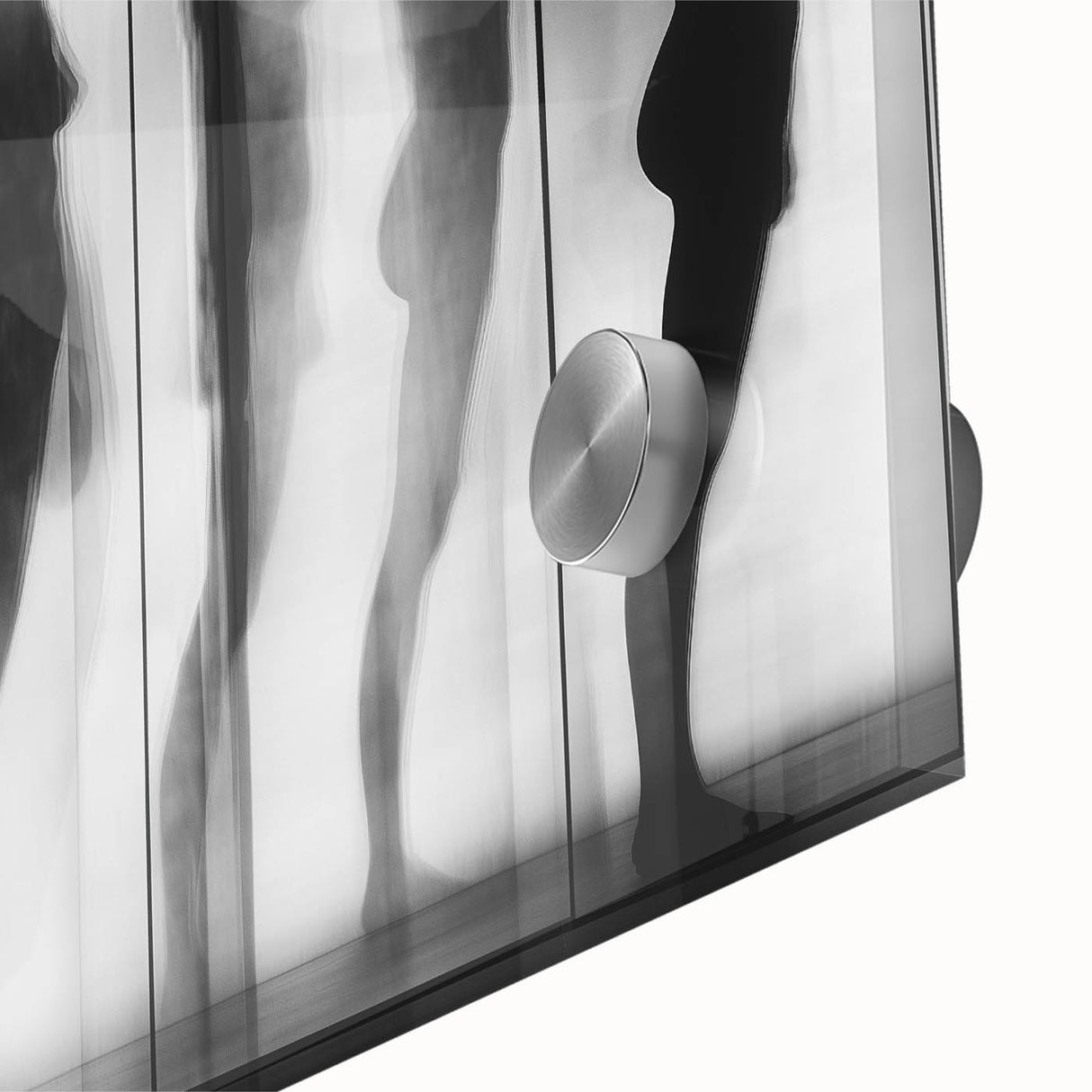 Black and White Framed Wall Art – Modern Abstract Canvas Print