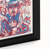 Expressionist Art - Smoking Peasant by Ernst Ludwig Kirchner