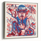 Expressionist Art - Smoking Peasant by Ernst Ludwig Kirchner