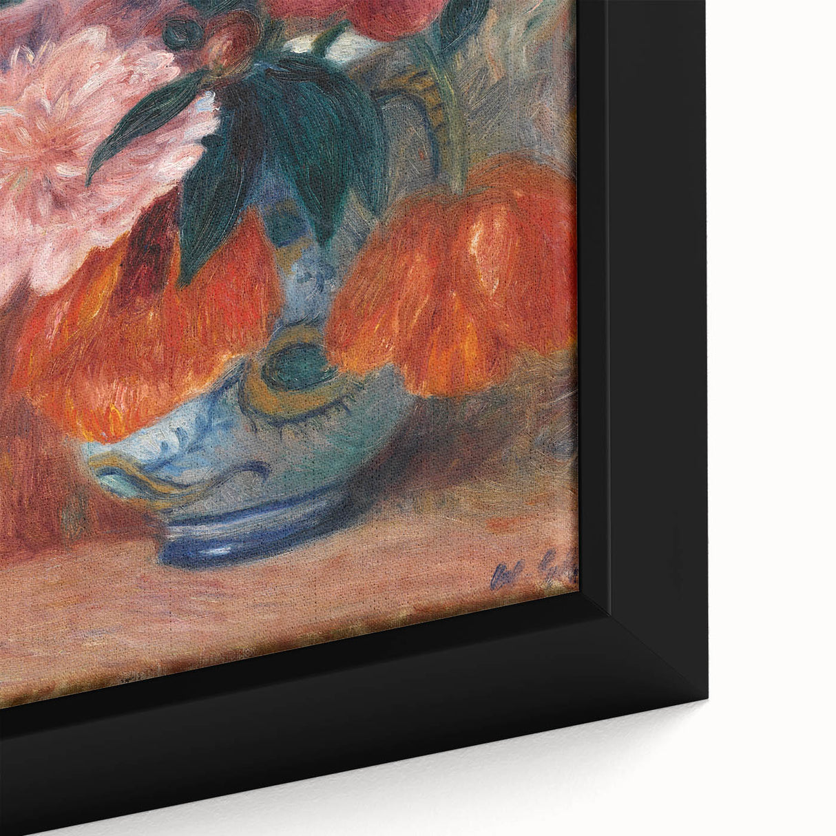 Modern Wall Art - Vibrant Floral Still Life of Tulips and Peonies for Decor