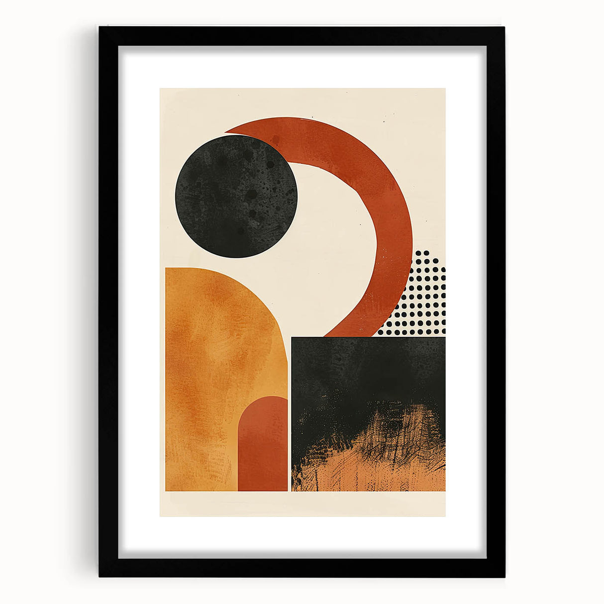 Acrylic Dining Room Artwork – Bold Geometric Canvas Print